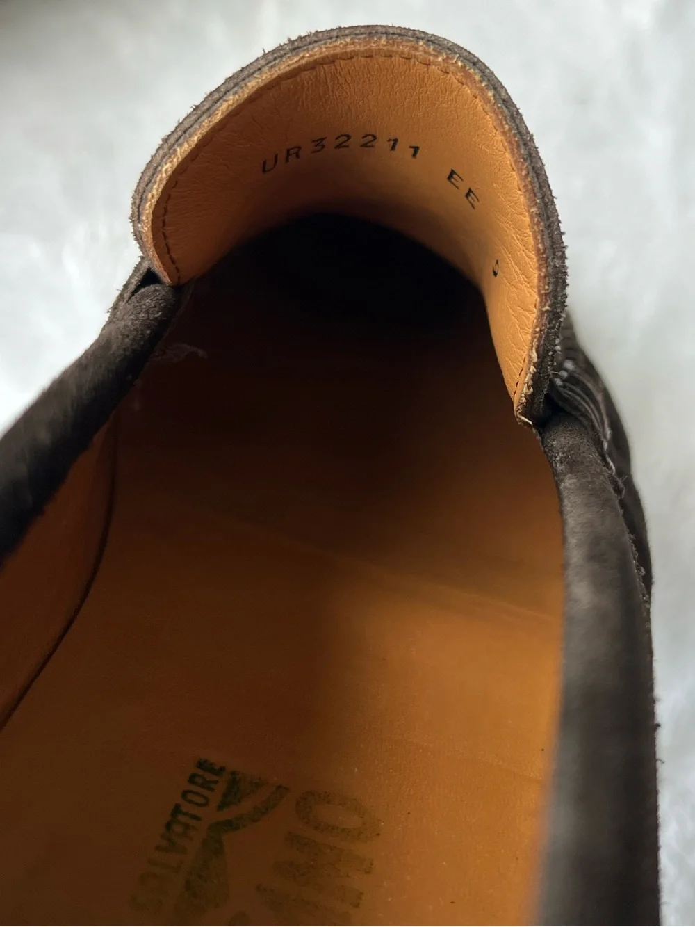 Salvatore Ferragamo Dark Brown Suede Gancini Bit Loafers